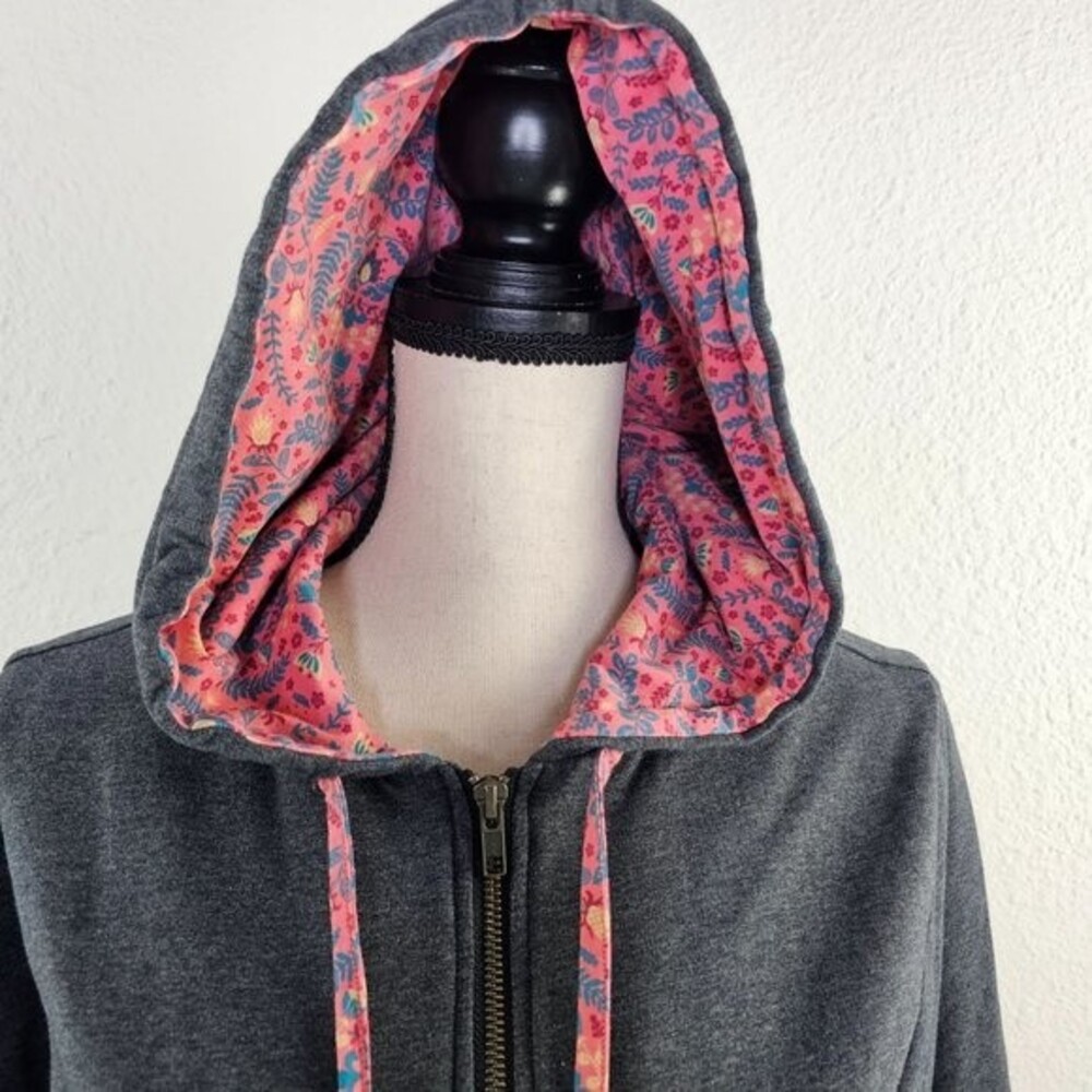Matilda Jane Wise and Wonderful ruffle zip up hooded jacket Size Medium - Picture 2 of 10